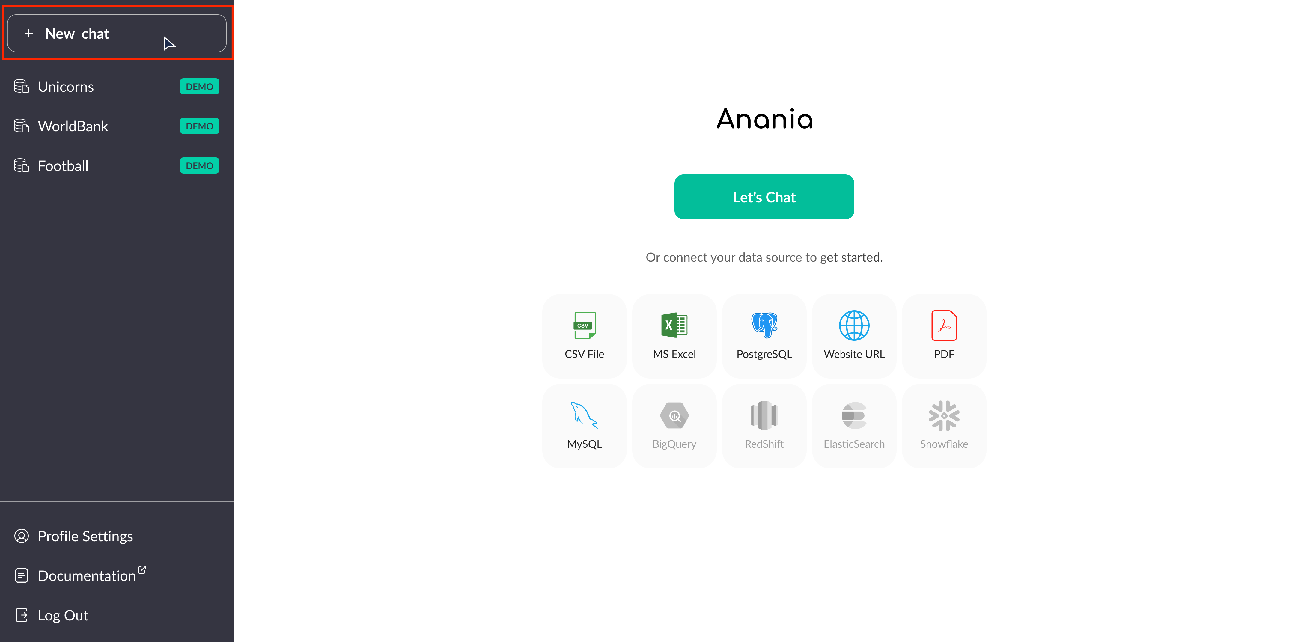 Create a chat